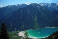 Boats on Achensee from near Durrakreuz